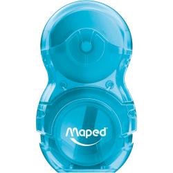 MAPED Anspitzer und Radierer Loopy 2in1 farblich sortiert