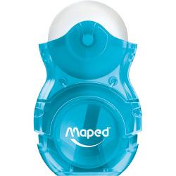 MAPED Anspitzer und Radierer Loopy 2in1 farblich sortiert