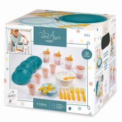 VERT AZUR Picknick-Set 32 Teile