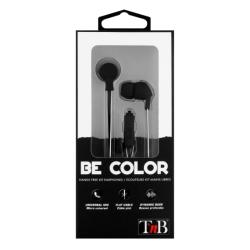 T'nB In-Ear-Kopfhörer BE COLOR Mikrofon schwarz/weiß