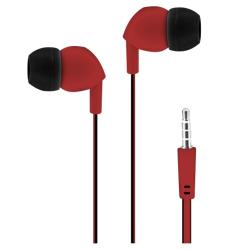 T'nB In-Ear-Kopfhörer BE COLOR Mikrofon kabelgebunden rot/schwarz