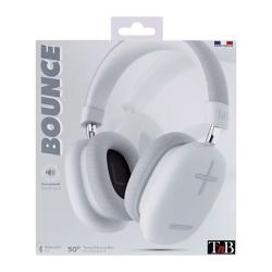 T'NB Over-Ear-Kopfhörer BOUNCE Bluetooth kabellos grau/weiß