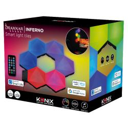 KONIX Drakkar Inferno Smart Light Tiles mehrfarbig