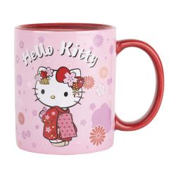 Tasse Hello Kitty Kimono mit Thermoeffekt ca. 320 ml bunt