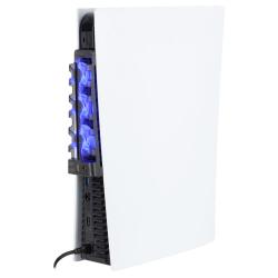 KONIX Cooling Fan inklusive LEDs für PlayStation 5 3 Geschwindigkeiten blau 