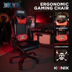 KONIX Gaming Chair One Piece schwarz/orange