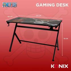 KONIX Gaming Desk One Piece 121 x 69 x 76 cm bunt