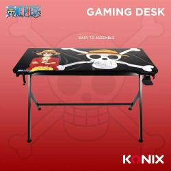 KONIX Gaming Desk One Piece 121 x 69 x 76 cm bunt