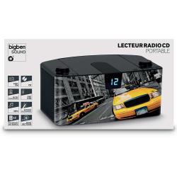 BIGBEN CD-MP3-Radio New York Taxi CD57 tragbar schwarz