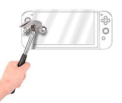 Hartglas-Bildschirmschutzfolie für Nintendo Switch 