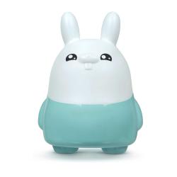 LUMIN'US Nachtlicht Rabbit mit Timer weiß/türkis