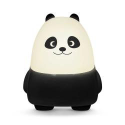 LUMIN'US Nachtlicht Panda mit Timer schwarz/weiß