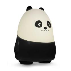 LUMIN'US Nachtlicht Panda mit Timer schwarz/weiß