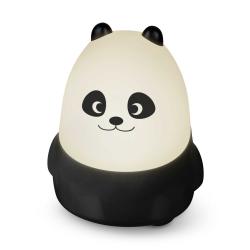LUMIN'US Nachtlicht Panda mit Timer schwarz/weiß