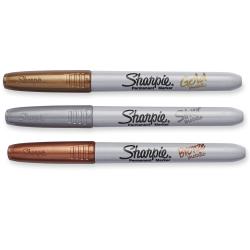 SHARPIE Permanent-Marker Metallic 3er Pack mehrfarbig