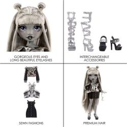 Rainbow High Series 1 Top Secret Doll Luna Madison grau