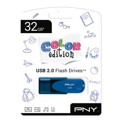 PNY USB-Stick Color Edition 2.0 32 GB blau