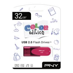 PNY USB-Stick Color Edition 2.0 32 GB pink