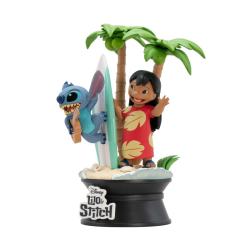 DISNEY Figur Lilo & Stitch auf Surfboard bunt