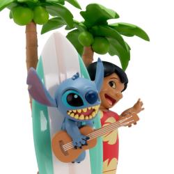 DISNEY Figur Lilo & Stitch auf Surfboard bunt