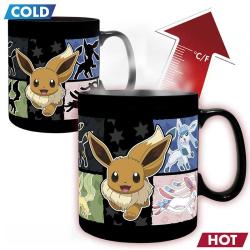 Tasse Pokémon Eevee mit Thermoeffekt 460 ml bunt