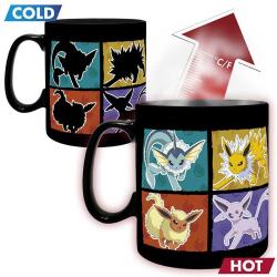 Tasse Pokémon Eevee mit Thermoeffekt 460 ml bunt