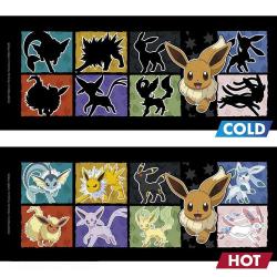 Tasse Pokémon Eevee mit Thermoeffekt 460 ml bunt