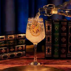 Glas Harry Potter mit Hogwarts-Emblem 350 ml bunt 