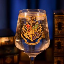 Glas Harry Potter mit Hogwarts-Emblem 350 ml bunt 