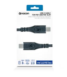 NACON Daten- und Ladekabel USB-C- auf USB-C-Kabel PS5 3 m schwarz