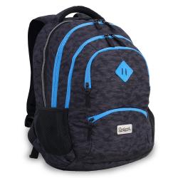 Schulrucksack/Backpack Only Grand mit 15,6" Laptopfach 35 L grau/blau