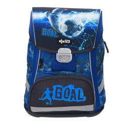 Schultaschen-Set Fußball 5-teilig 22 l blau