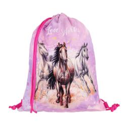 SPIRIT Schultaschen-Set Cool - Pferd 4 Teile rosa