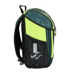 Schulranzen-Set mit Fußballmotiv. Enthält Rucksack, Sportbeutel, Federmäppchen und Heft.