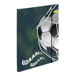 Schulranzen-Set mit Fußballmotiv. Enthält Rucksack, Sportbeutel, Federmäppchen und Heft.