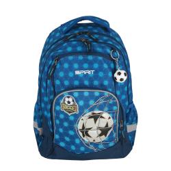 SPIRIT Schulrucksack Newbie Fußball blau