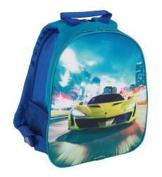 SPIRIT Kinderrucksack Uno-Duo mit Wendemotiv Auto/Fußball