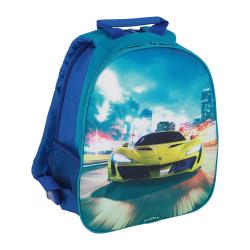 SPIRIT Kinderrucksack Uno-Duo mit Wendemotiv Auto/Fußball