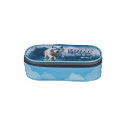 SPIRIT Pennalbox Mybag klein Wolf blau