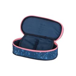 SPIRIT Pennalbox Mybag klein Pferd blau/rosa