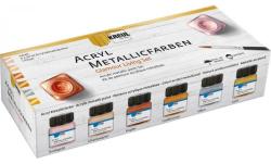 KREUL Acryl Metallicfarben im Color Living Set, 6 x 20 ml 