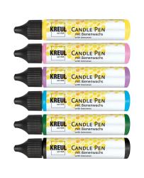 KREUL Candle Pens Bee Happy 6 Stück mehrere Farben