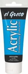 EL GRECO Acrylfarbe 75 ml azurblau