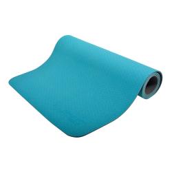 SCHILDKRÖT Bicolor Yogamatte 4 mm PVC-frei im Carrybag petrol/anthrazit