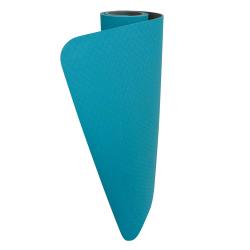 SCHILDKRÖT Bicolor Yogamatte 4 mm PVC-frei im Carrybag petrol/anthrazit