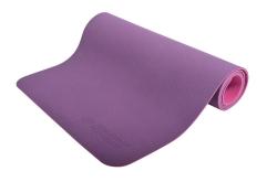 SCHILDKRÖT® Bicolor Yogamatte  4 mm PVC-frei im Carrybag violett/rosa