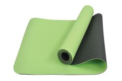 SCHILDKRÖT Bicolor Yogamatte 4 mm PVC-frei lime/anthrazit