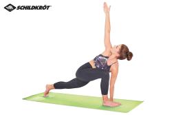 SCHILDKRÖT Bicolor Yogamatte 4 mm PVC-frei lime/anthrazit