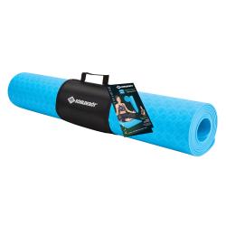 SCHILDKRÖT Yogamatte 4 mm PVC-frei inklusive Tragesystem hellblau