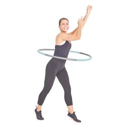 SCHILDKRÖT Fitness-Hoop 100 cm skyblue/grau